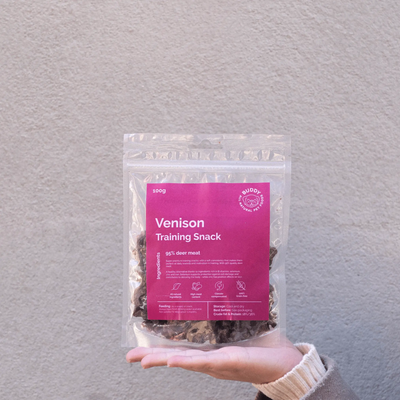 Buddy Træningsgodbidder - Hjort 100g - Dapple