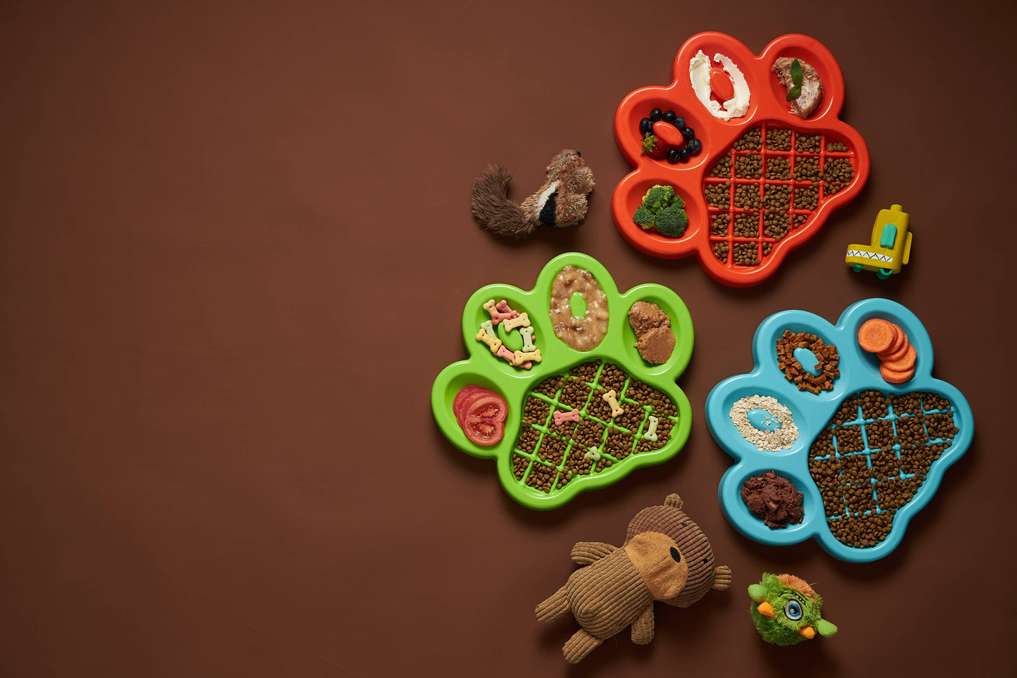 Paw 2-i-1 Långsam matare och slickmatta