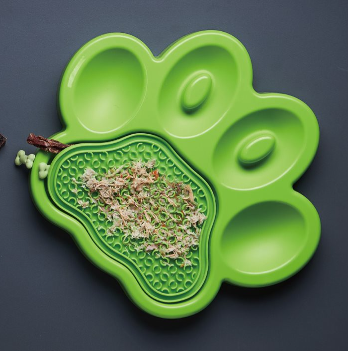 Paw 2-i-1 Långsam matare och slickmatta