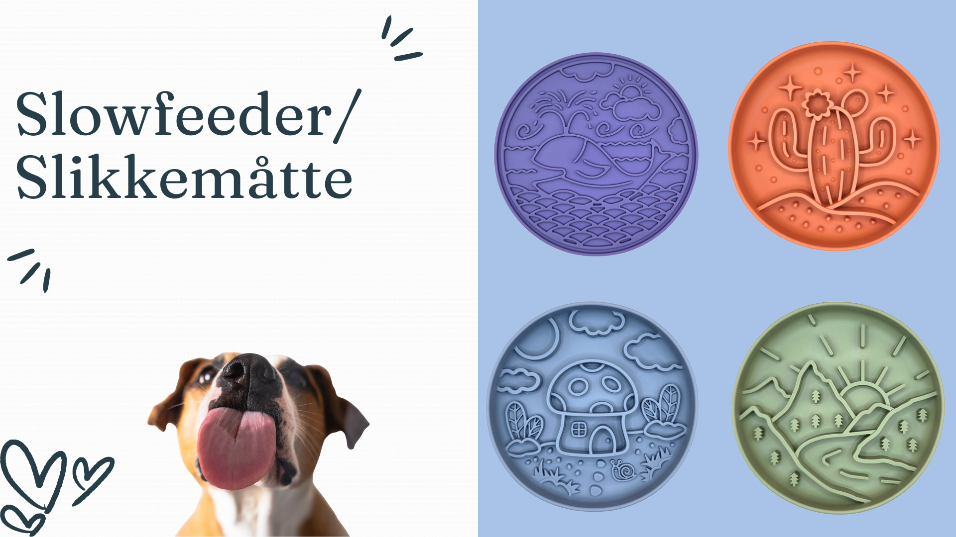 Slowfeeder/Slikkmatte