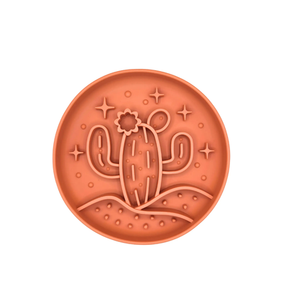 Kaktus Slowfeeder skål/slikkemåtte m. sugekop til hunde og katte - Dapple