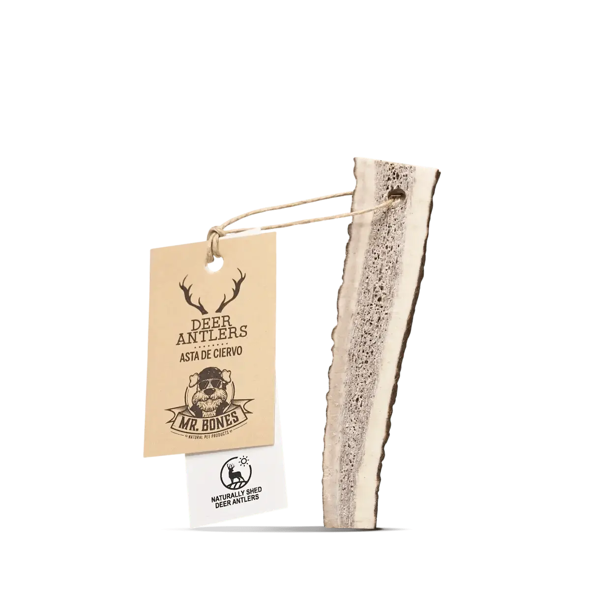 Naturlig tyggesnack - Hjortegevir (kløvet) - Dapple