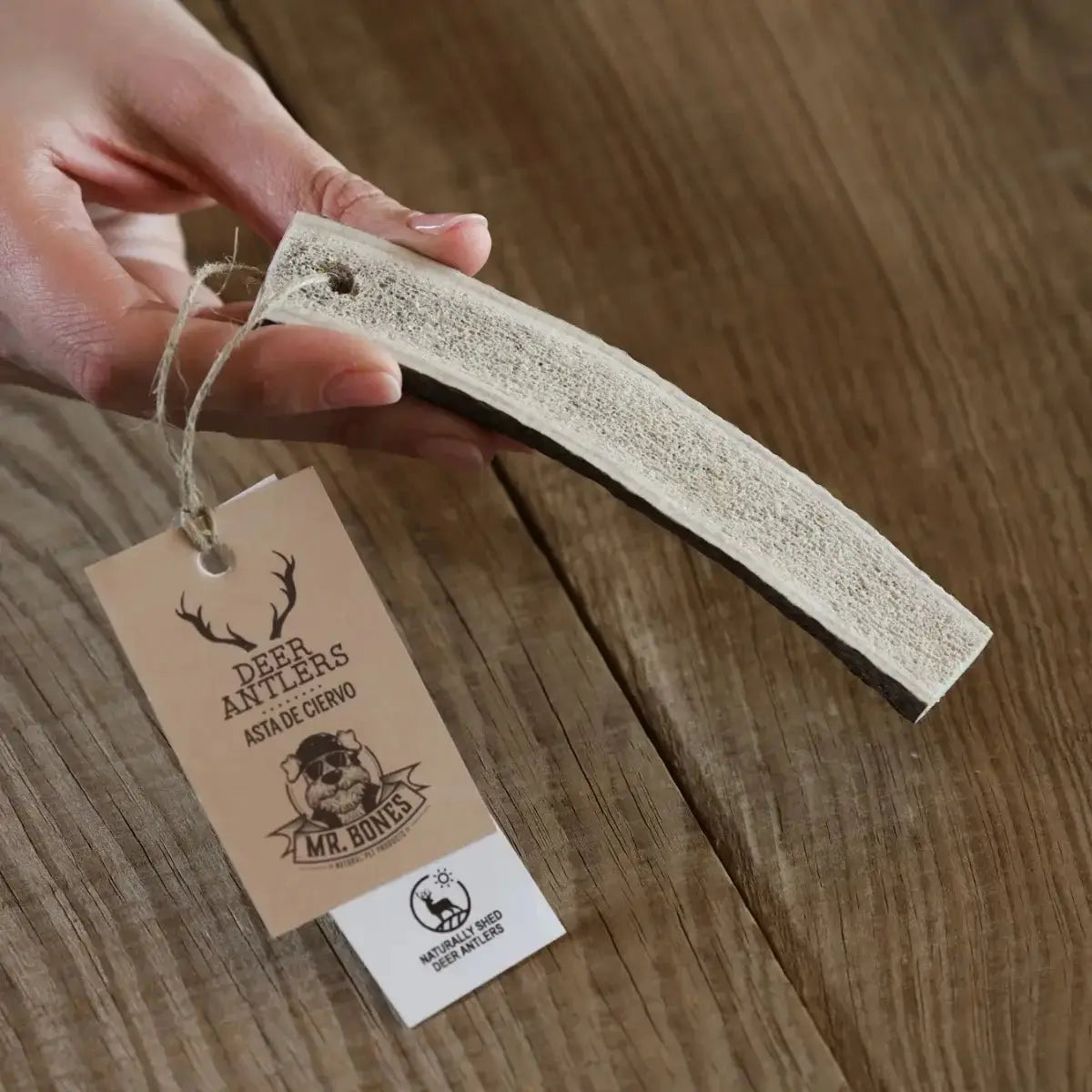 Naturlig tyggesnack - Hjortegevir (kløvet) - Dapple