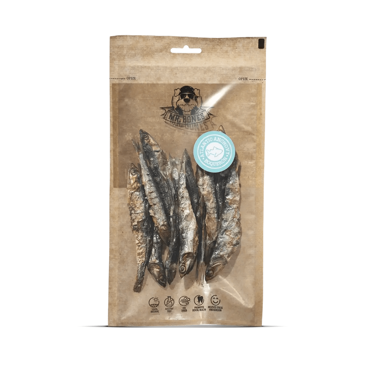 Naturlig tyggesnack til hunde og katte - Atlanterhavs Ansjos - Dapple