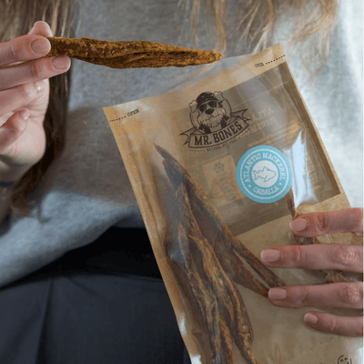 Naturlig tyggesnack til hunde og katte - Makrel fileter - Dapple