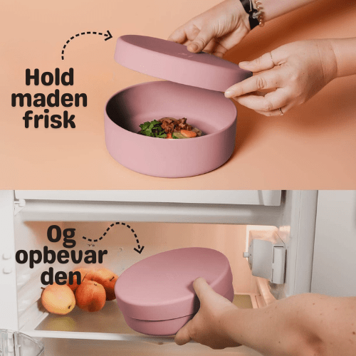 Ne&no® Silikone Foderskål med Låg - Dapple