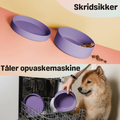 Ne&no® Silikone Foderskål med Låg - Dapple